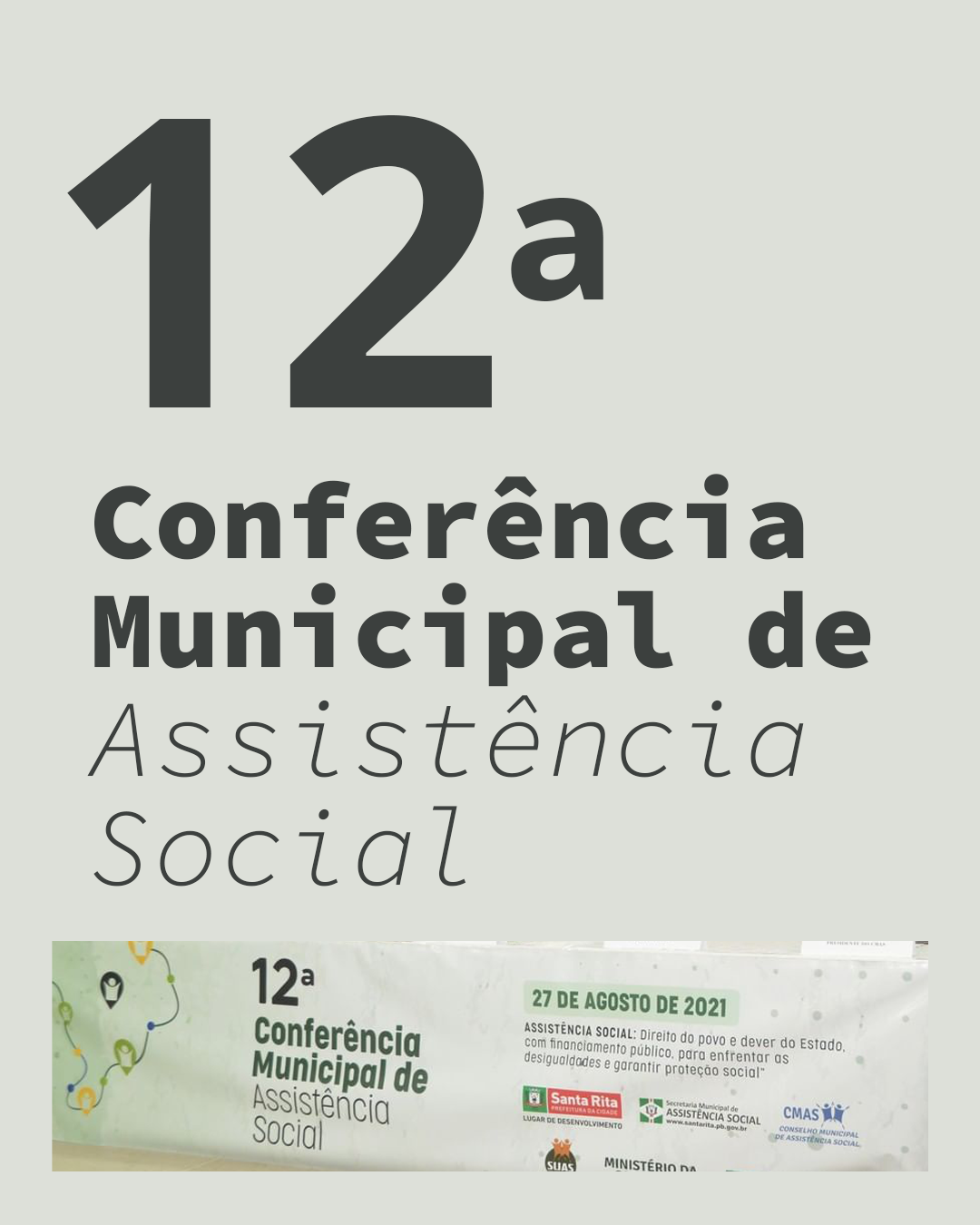12ª Conferência de Assistência Social